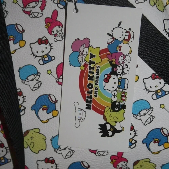 Hello Kitty and Friends Sanrio Mini Backpack Unisex White with Red Bow My Melody - Picture 9 of 13